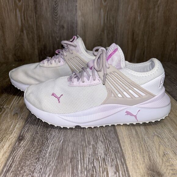 Puma Womens US Size 6 Pacer Future White Purple 383200-01 Sneaker Shoes - Picture 6 of 12